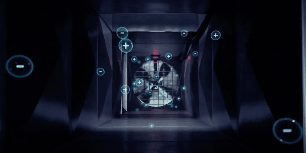 Positive Negative Particles In Vent