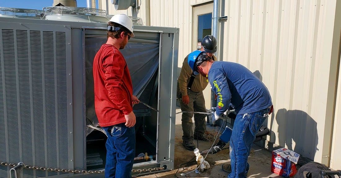 Replacing two 25 ton condensers in Colorado