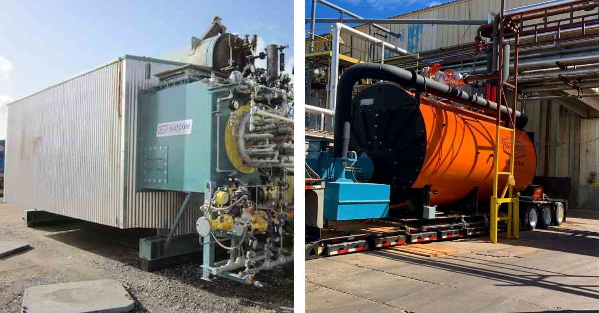 This picture is a Watertube vs Firetube Boilers