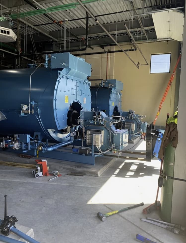 2 Superior boilers installed