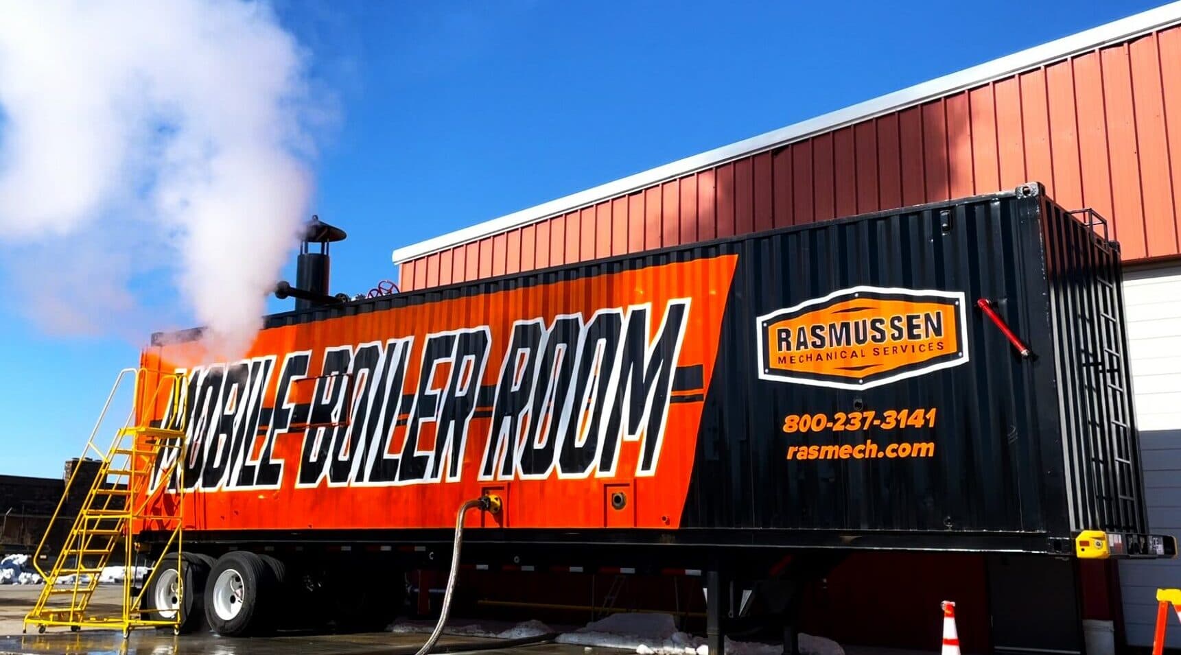 Rasmussen Mechanical Mobile Boiler Room