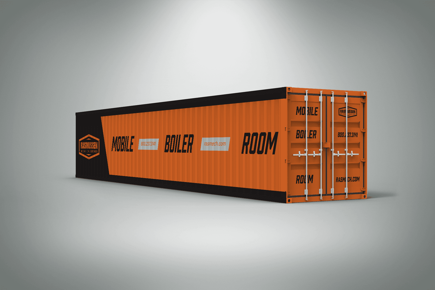 Mobile boiler room
