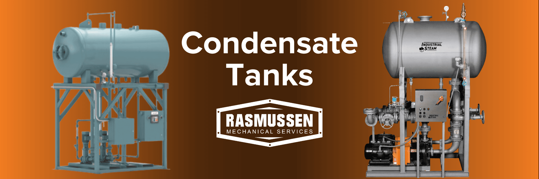 Condensate tank header