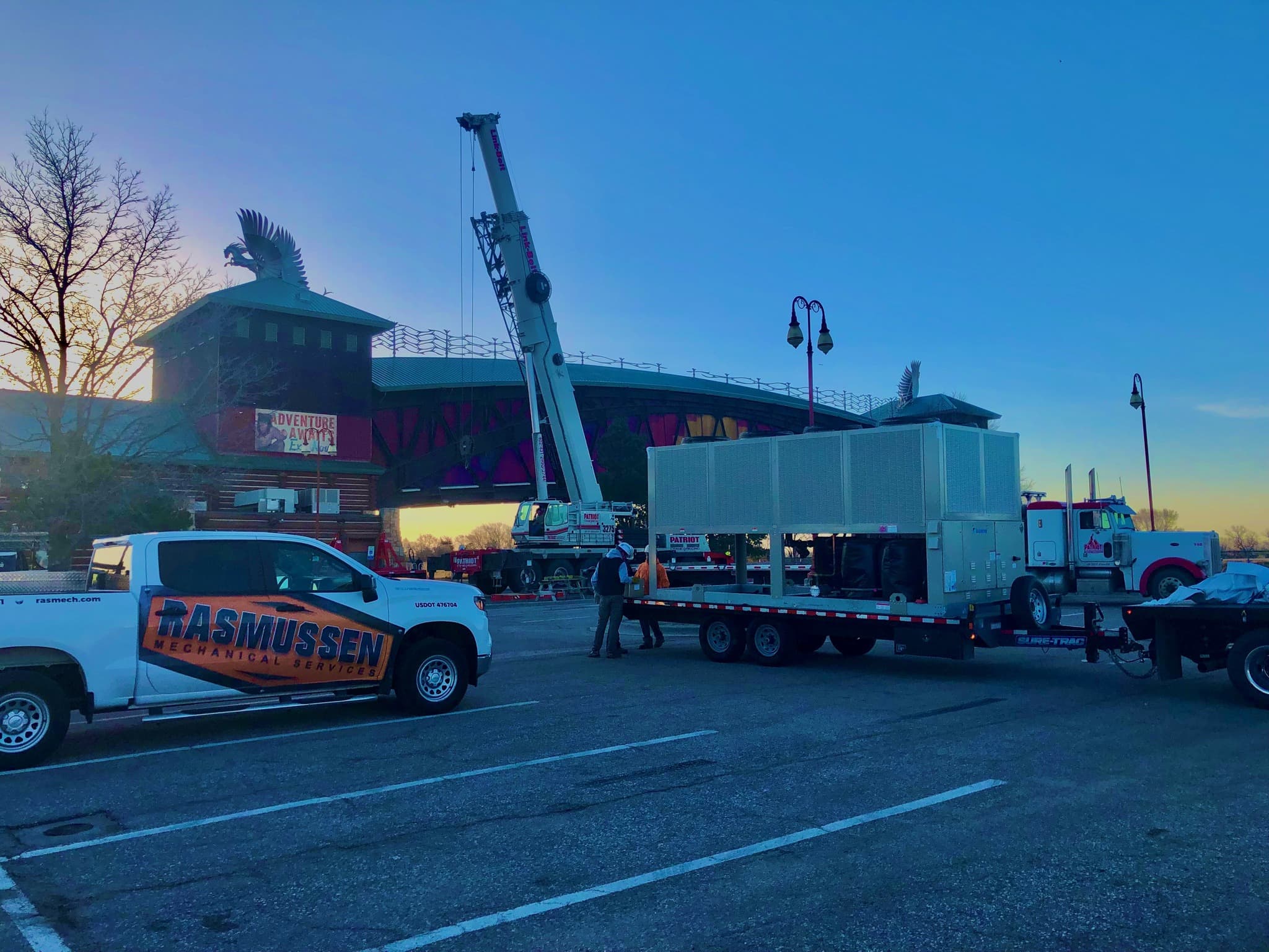 RMS Truck and Chiller About To Be Installed by our team