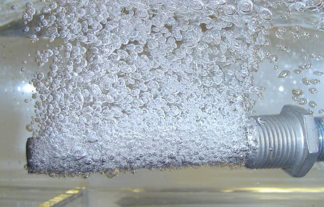 Sparge Tube Underwater