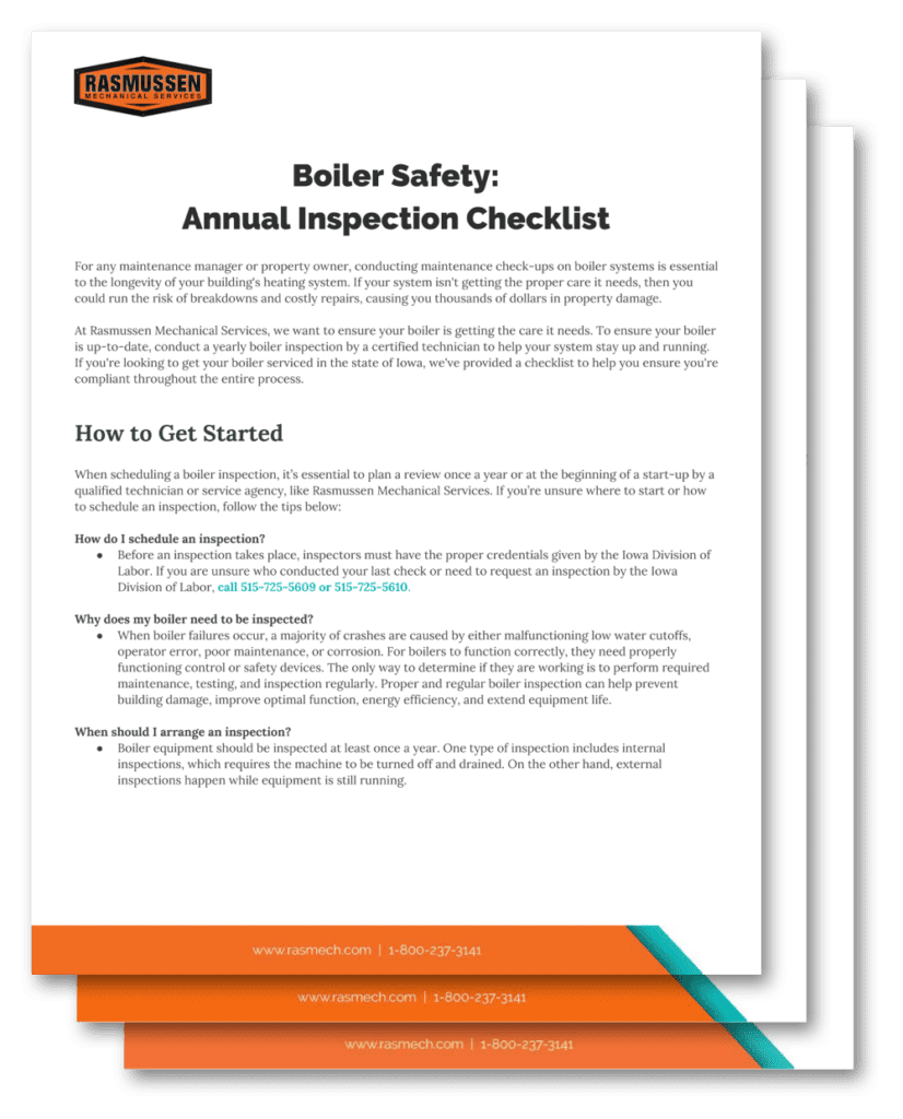 Boiler Safety: Annual Inspection Checklist | Rasmussen ...