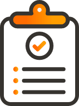 Heating and Cooling Services Icon System Survey Checklist Icon