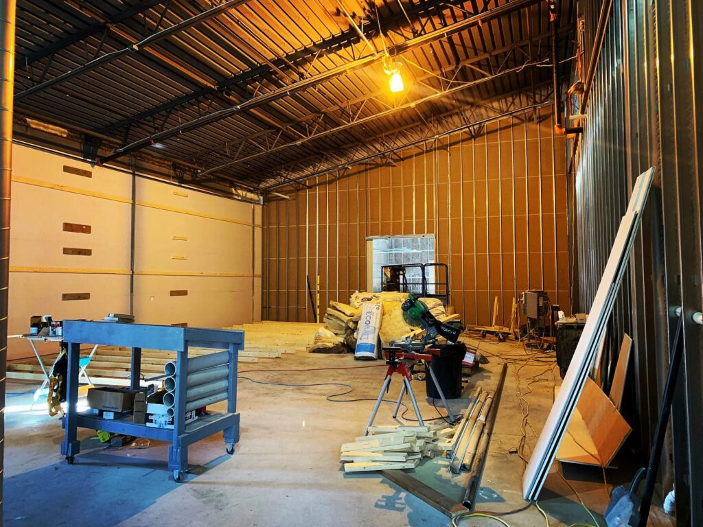 Inside of Sturgis Brewery design build