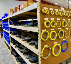 Gaskets and Flanges in our Parts Warehouse