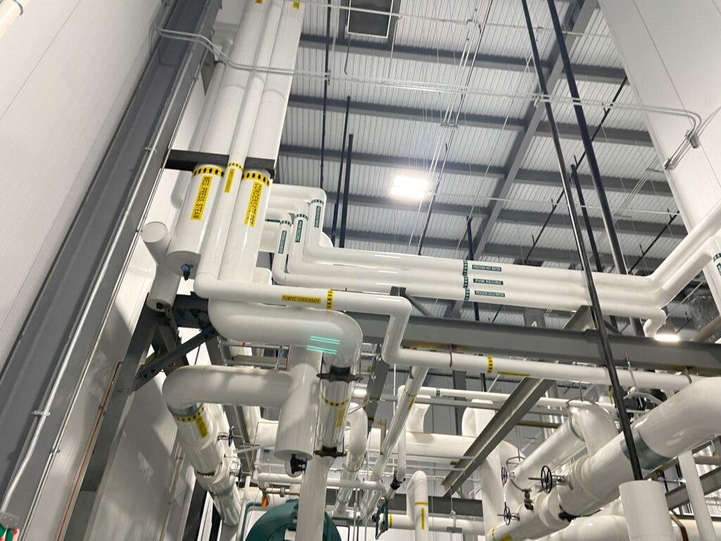 Piping For Boiler Room Installed By Rasmussen Mechanical